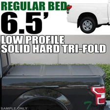 Topline For 2014-2021 Tundra 6.5 Ft Bed Low Profile Hard Tri Fold Tonneau Cover