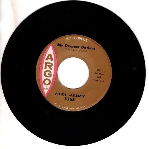 Etta James – My Dearest Darling / Tough Mary 7" 45 Foto 2 de 4