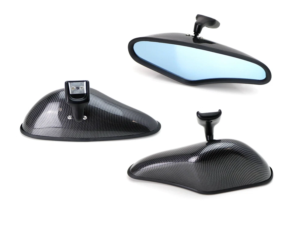 Universal Interior Rearview Mirror w/Blue Glass For Acura Honda Mazda Toyota etc - Image 3 of 4