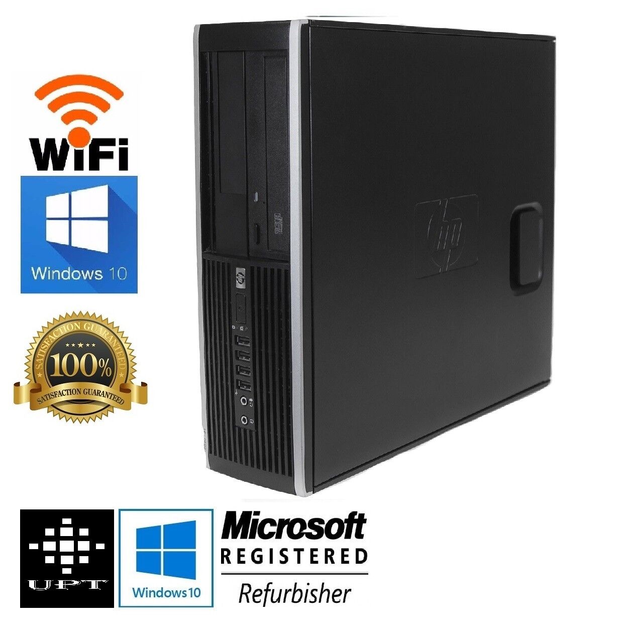 Voor type stil Ellende HP Elite Desktop PC Core i5 Windows 7/10 250GB 4GB/8GB 10 USB DVD/RW WiFi  Ready | eBay