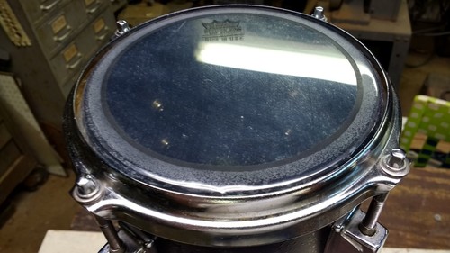 Tama Octoban drum ~18-9/16"(471 mm). High pitch. Black color. Accent/percussion. - Picture 2 of 12
