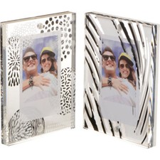 FUJIFILM INSTAX Large Magnetic Frames Black White Design, 2-Pack 600018304