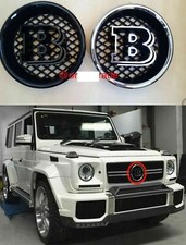 New Redblack Brabus B Grille Badge Emblem Fit 1985-2014 W463 G63 G65 G500 G550