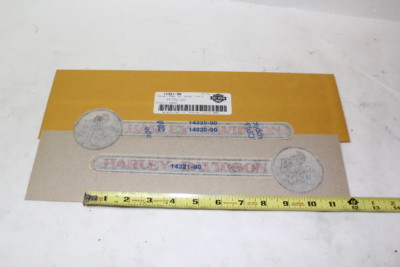 Harley FXR tank decals 14321-90 & 14320-90 FXRP FXRT FXR FXRD FXRC NOS EPS18693