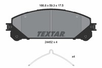 BremsbelÄGe Toyota P. RAV 4 12-/HIGHLANDER/SIENNA/LEXUS RX 09-/NX 14-
