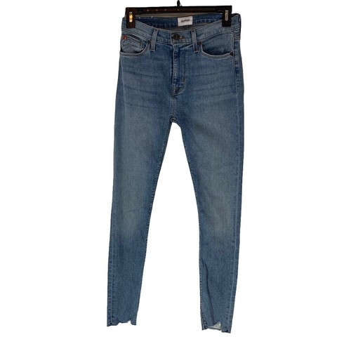 HUDSON Women's Riley Luxe Crop Raw Hem Jeans - Relaxed Boyfriend Fit, 9" Rise, 26" Inseam - View #9