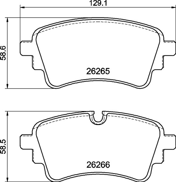 Brembo BremsbeläGe Bremsbelegsatz Hinten FüR Audi Q7 A6 Avant Vw Touareg-image