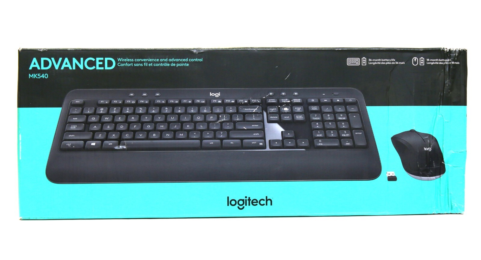 Logitech MK540 Advanced Wireless Keyboard and Mouse Combo [920-008671]