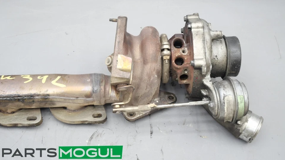 Оригинальный левосторонний турбокомпрессор коллектор турбонагнетателя Mercedes W218 CLS550 E550 M278 - Изображение 2 из 4