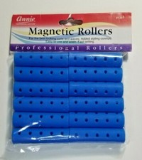 Annie Magnetic Rollers 12 Count Pack Blue 1351 Professional Rollers Hair Care