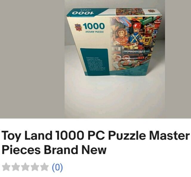 Toyland MasterPieces 1000 PC Jigsaw Puzzle 60559 Vintage Toys Cars Trains for sale online
