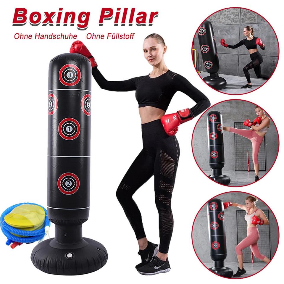 Standboxsack Boxsack Stehend Kinder/Erwachsene Punchingball Boxen Freistehender - Bild 2 von 4