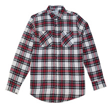 Mens Flannel Checkered Long Sleeve Lumberjack Shirts Work Casual S-2XL | UK Sale