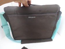 Targus Padded Laptop Brown Carrying Case Messenger Shoulder Bag 15" x 12" - VGC