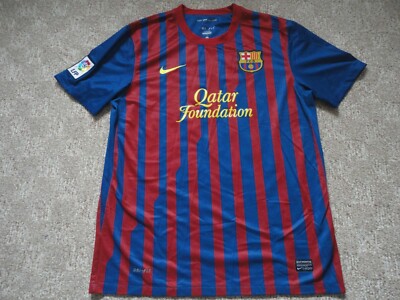 Authentic LFP Nike FC Barcelona FCB Blank Soccer Football Shirt