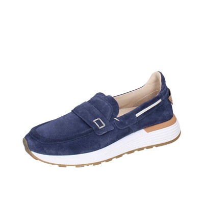 Chaussures Hommes MOMA 42 Ue Mocassins Bleu en Daim BC818-42