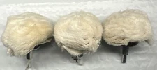 Lot of 3 Goliath 3" Mushroom Shape Polishing Buffing Wheel with 1/4" Shank- MMB
