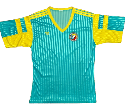 VTG ADIDAS 1991-92 ROMANIA NATIONAL TEAM HAGI #10 SOCCER JERSEY