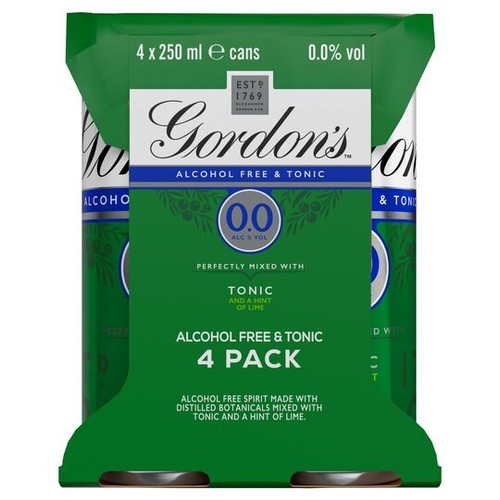 Gordon's Botanical Alcohol Free &Tonic With Lime - Picture 3 of 6