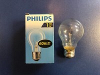 10X Philips GlüHlampe Klar A55 E27 ES 60W 230V GlüHbirne A55 Dimmbar
