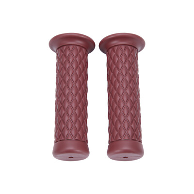 JMTBNO 7/8" Motorcycle Hand Grips – Rubber Gel, Universal Fit For Honda CBR600RR, Grom 125 & More (Black)