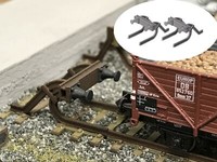 Mu N-A00357 - Historischer Prellbock 1, 2X - Spur N - Neu