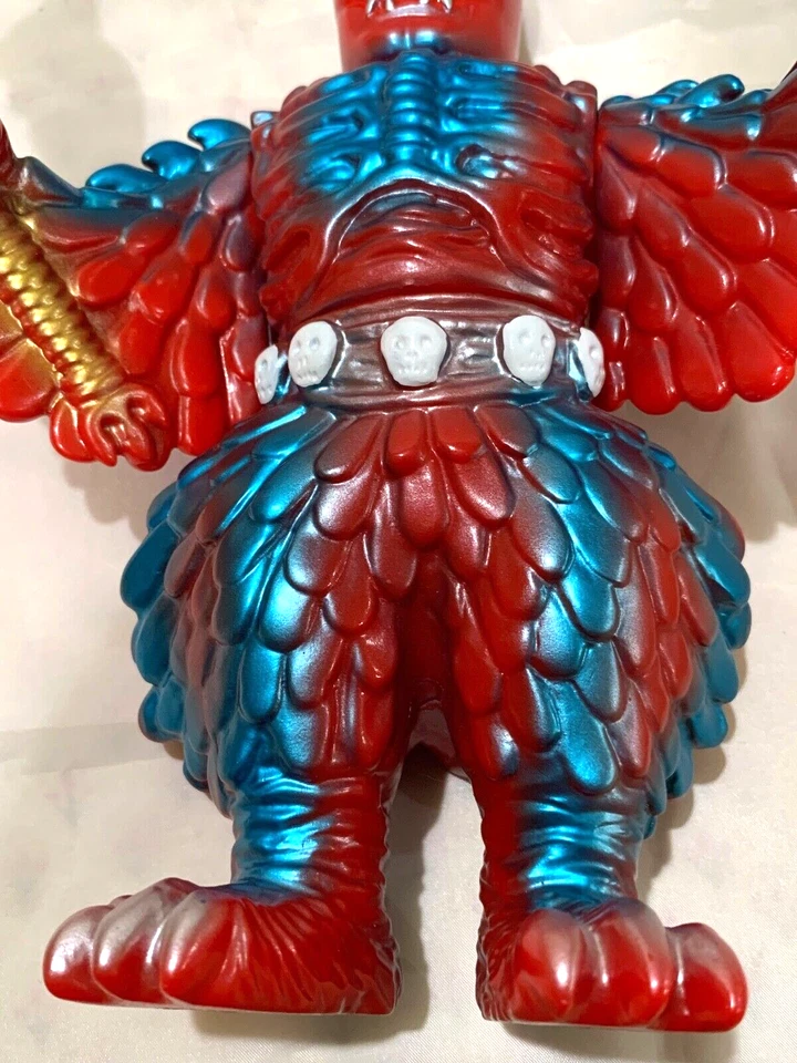 Boneco M1GO DAIMON 9" Sofubi Vinil Kaiju 1997 Japão 1 de 10 RARO - Imagem 4 de 4