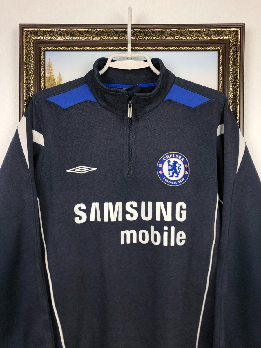 ChelseaFC Umbro ジャージ Vintage Umbro Chelsea Football Sweatshirt Soccer Track Top