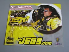TROY COUGHLIN  2016 JEG'S PRO MOD CORVETTE 8X10 NHRA DRAG RACING HANDOUT
