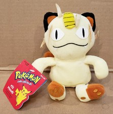 NINTENDO POKEMON MEOWTH 52 CHARACTER BEAN BAG PLUSH TOY HASBRO