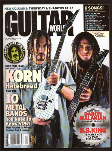 Guitar World Magazine 2001-2009 Back Issues tablature|sheet music|transcriptions - Imagen 21 de 89