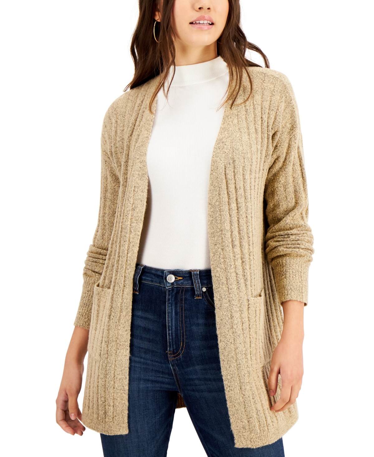 Crave Fame Juniors' Ribbed-Knit 