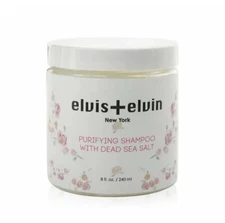2 Elvis + Elvin Purifying Shampoo With Dead Sea Salt 240ml Sensitive Scalps