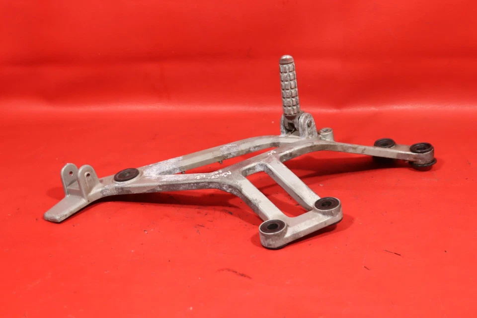 2005 DUCATI MONSTER 620 DARK OEM LEFT FRONT FOOT REST PEG STEP REARSET BRACKET - Image 4 of 4