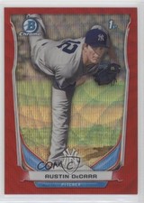2014 Bowman Draft Chrome Red Wave Refractor 11/25 Austin DeCarr #CDP60 0f6