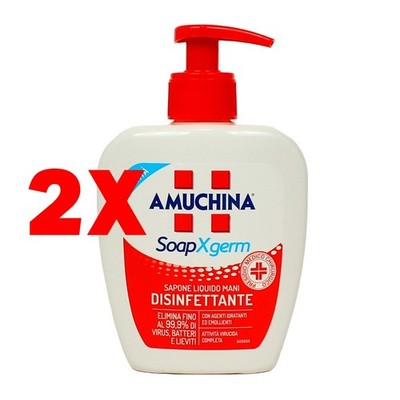 2 X AMUCHINA Flüssigseife desinfizierend 250 ml
