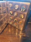 56 colorized Kennedy half dollars illustrating ww2 battles in album w/ history — photo 1