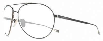 Chopard SCHD57M-568P Designer Reading Glasses Shiny Black Gunmetal Pilot 64mm