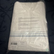 Laura Ashley Mayfair Seaspray Bath Towel (white With Blue Stripe) BNWT