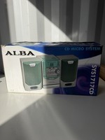 Alba SYS1717CD Micro HiFi System FM Radio CD Cassette Tape with Speakers Boxed