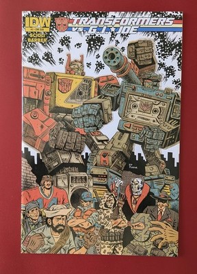 TRANSFORMERS VS GI JOE ( 2014 ) Comic # 2 VARIANT Subscription Cover IDW NM+