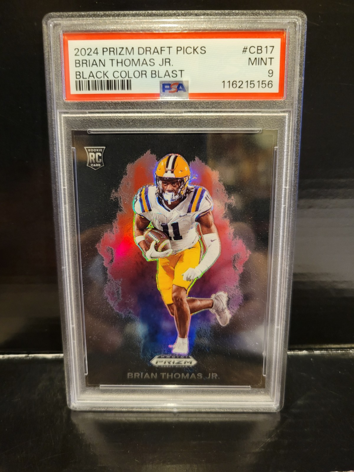 2024 Panini Prizm Draft Picks - Black Color Blast Brian Thomas Jr. #CB-17 (RC)