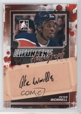 2011-12 ITG Enforcers Auto Peter Worrell #A-PW Auto 2a8