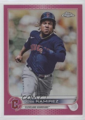 2022 Topps Chrome Magenta Refractor 250/399 Jose Ramirez #151 0xl5