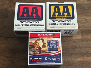 3 - EMPTY 12 Ga WINCHESTER ANNIVERSARY Shotgun Shell Boxes