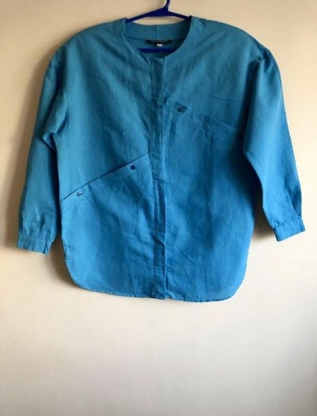 Women Emilio Carducci Jacket Blue Cotton L