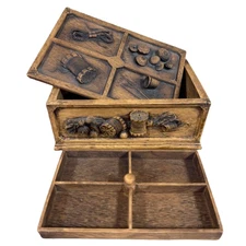 WASA Solingen Sewing Box West Germany Salesman Advertising Notions Storage Box