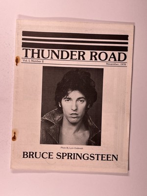 Thunder Road Bruce Springsteen Band 1 Nummer 2 November 1978