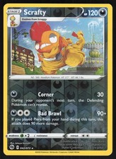 Scrafty Reverse Holo 42/73 NM Champion's Path Pokemon Card