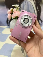 Sony DSC-W350 14.1MP 4x Optical Zoom Digital Camera with charger Pink Tested